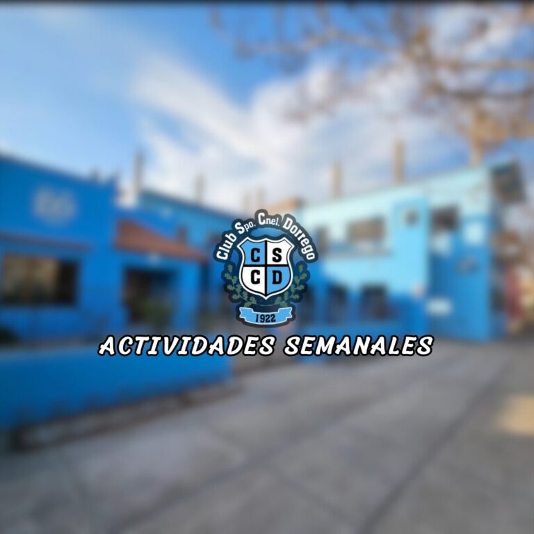 Actividades semanales