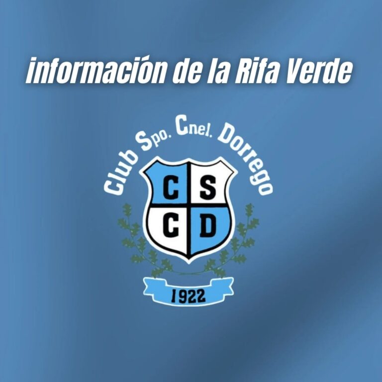informacion de la rifa verde